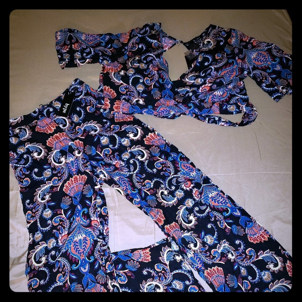 2 two piece sets( selling both for $40)SOLD